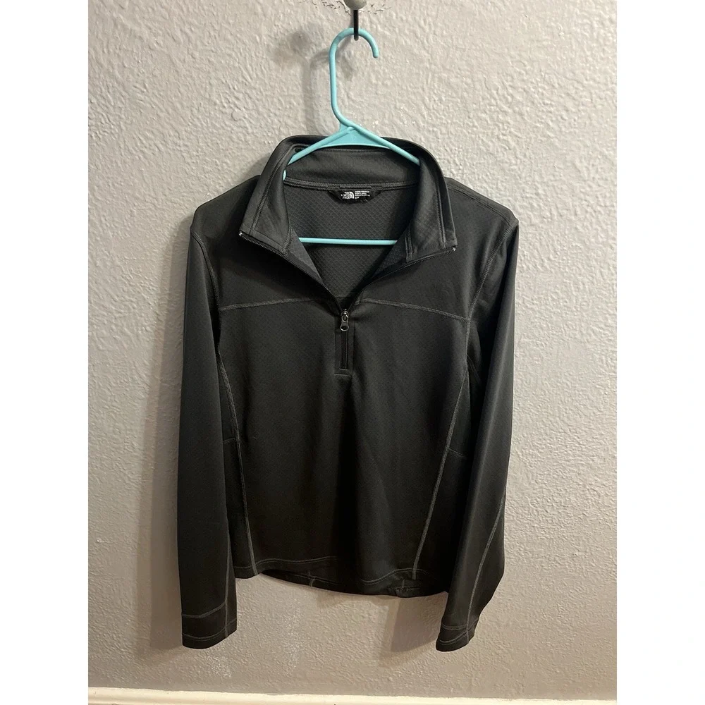 The North Face Mens Zip Up‎ Charcoal Gray jacket Size Small